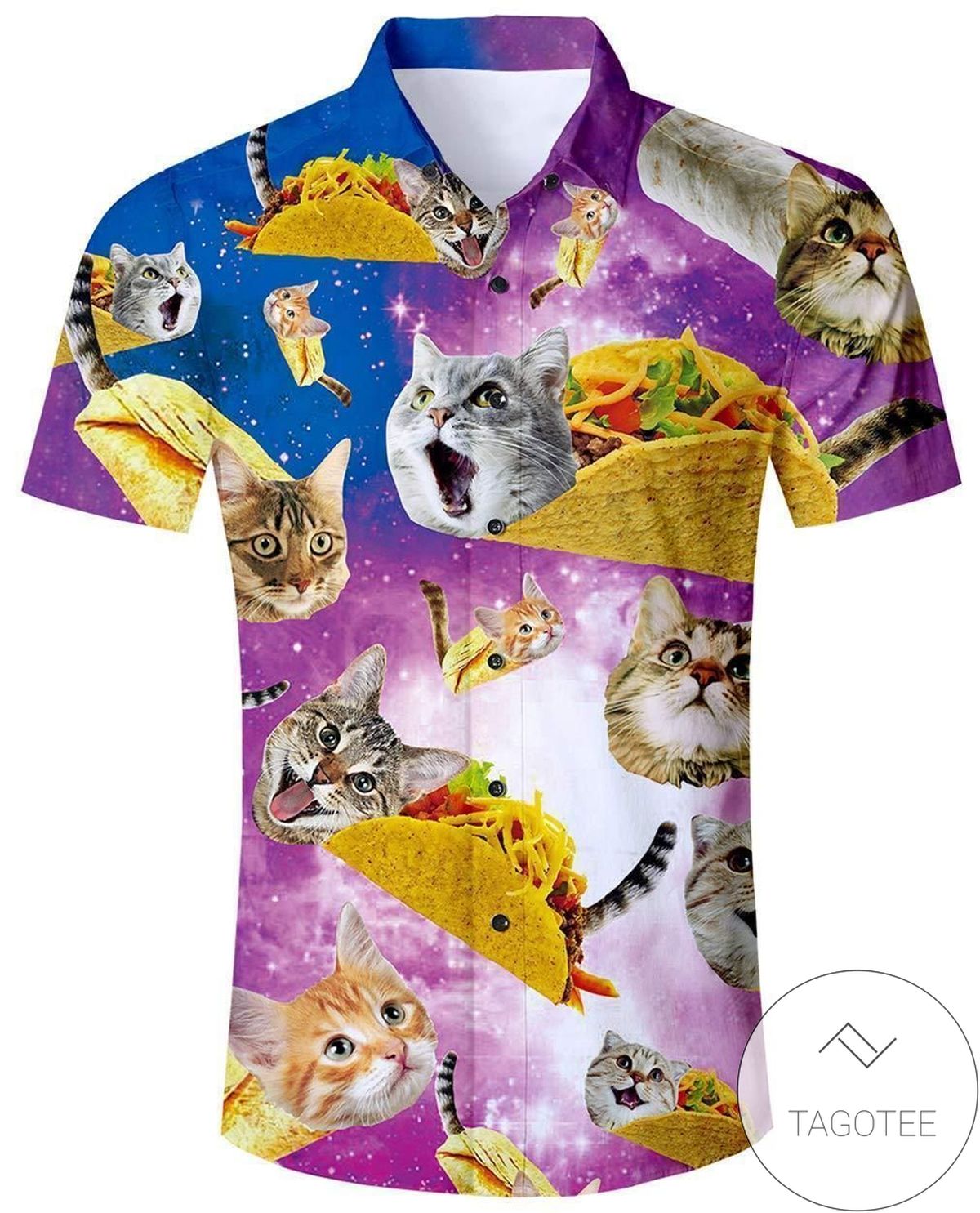 Find Christmas Cat Art So Cute Hawaiian Aloha Shirts