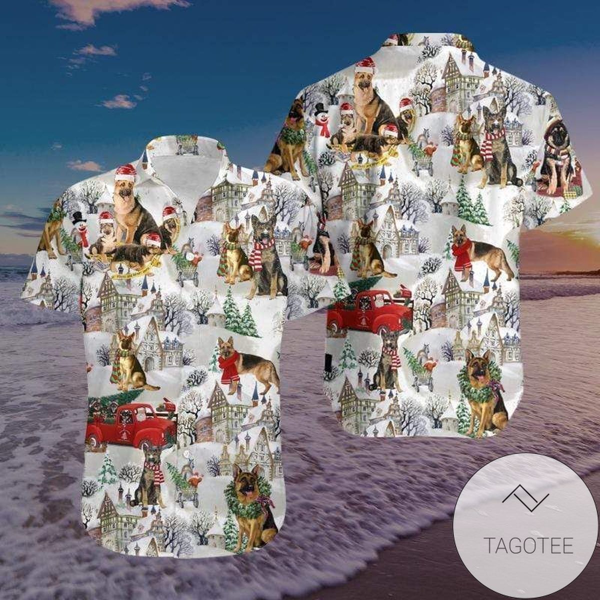 Find Christmas Cat Art So Cute Hawaiian Aloha Shirts