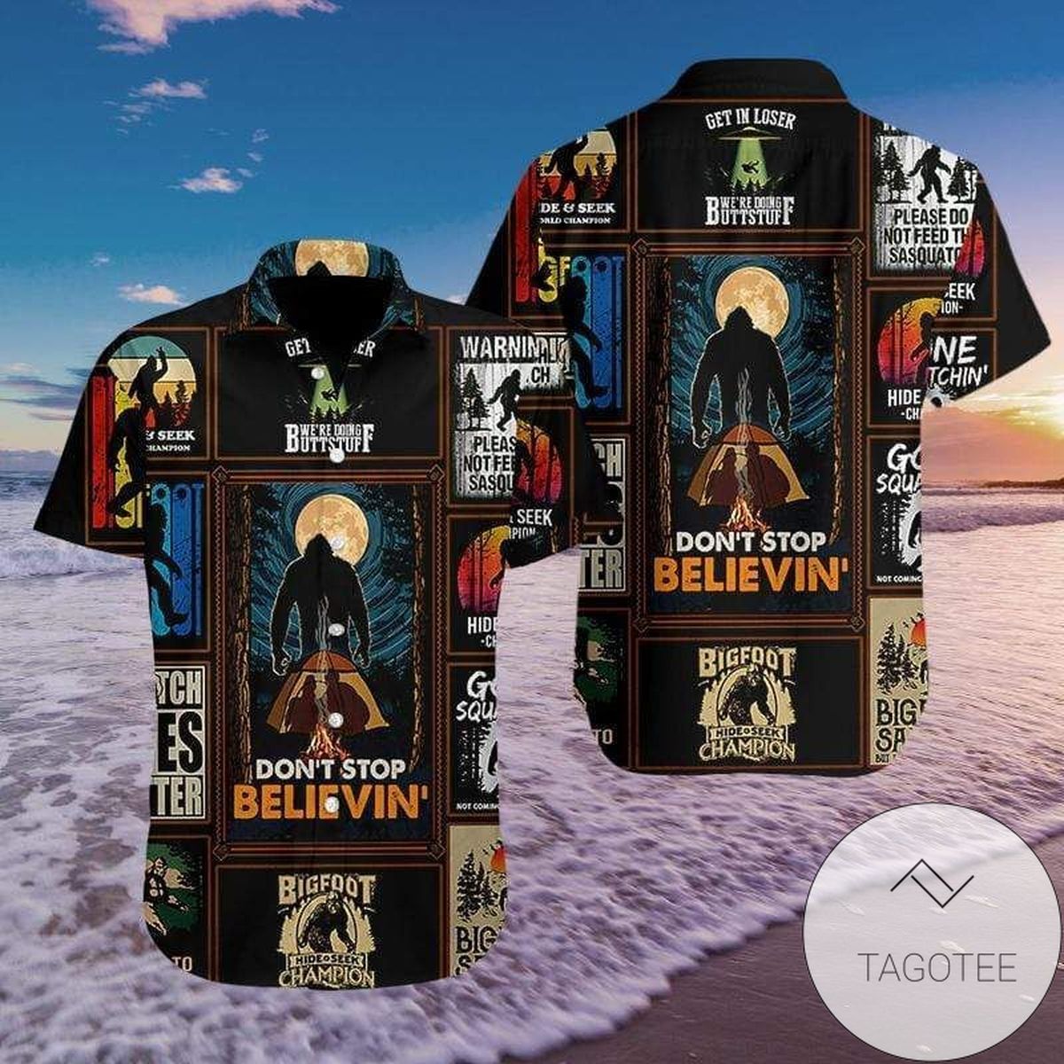 Find Hawaiian Aloha Shirts Camping With Ufo