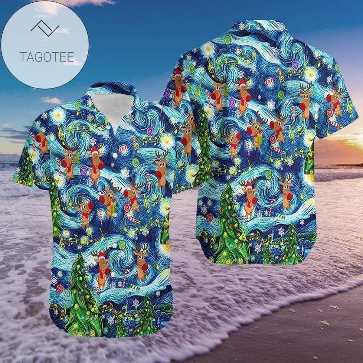 Find Hawaiian Aloha Shirts Christmas Funny Tree Rex T-rex