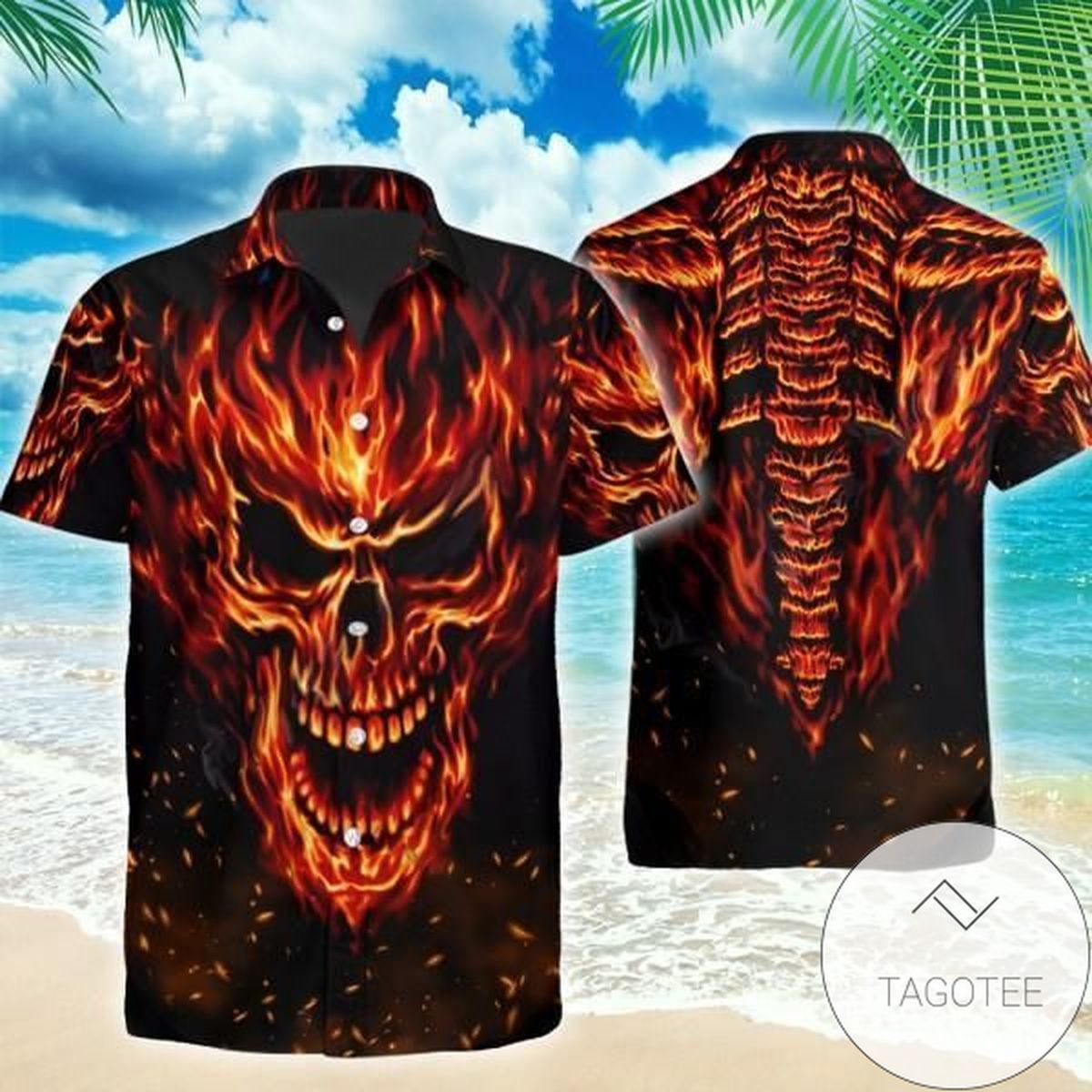 Find Hawaiian Aloha Shirts Enjoy The Little Things Hippie Skull