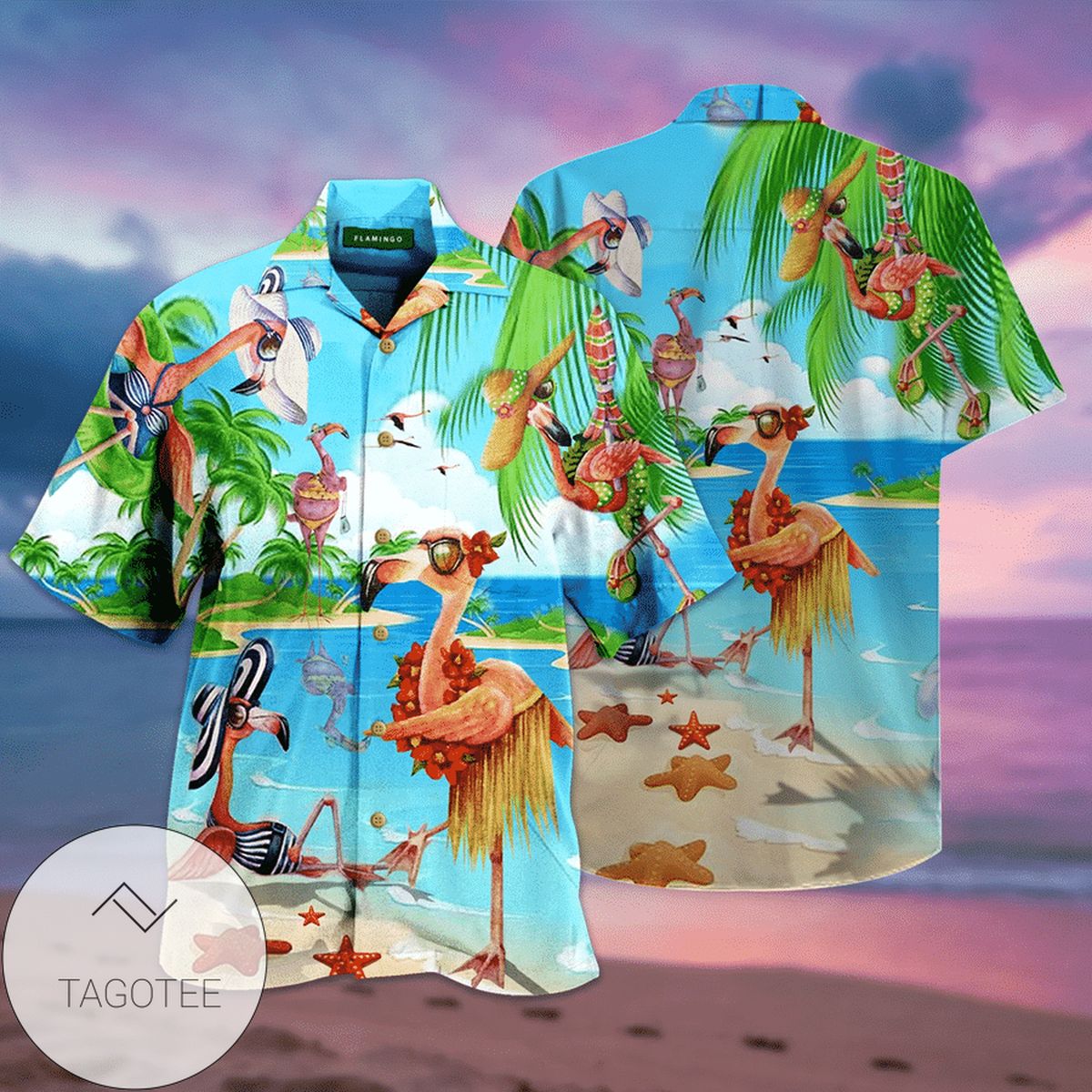 Find Hawaiian Aloha Shirts Flamingo Flower