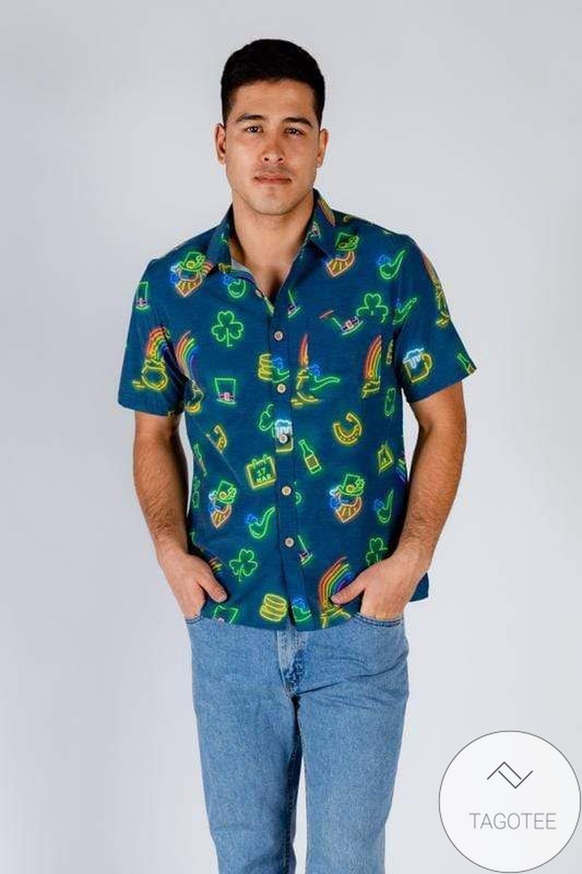 Find Hawaiian Aloha Shirts Soccer Pattern 2309h