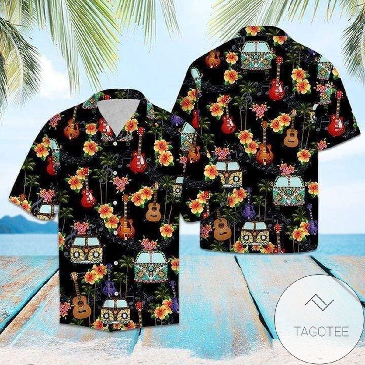 Find Hippie Cars At Desert Cactus 2022 Authentic Hawaiian Shirts