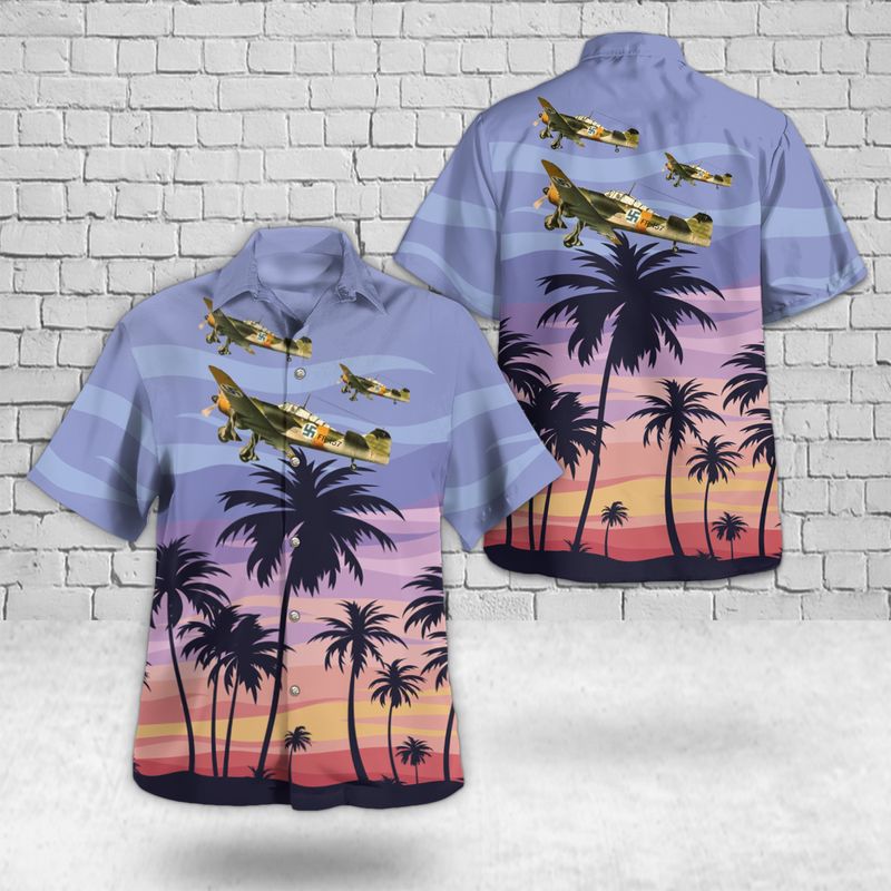 Finnair McDonnell Douglas DC-10-30 Hawaiian Shirt