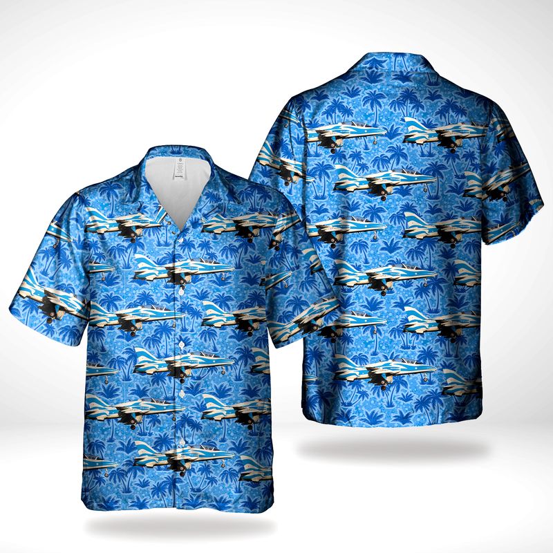 Finnish Air Force Ilmavoimat Fokker F-27-100 Friendship Hawaiian Shirt