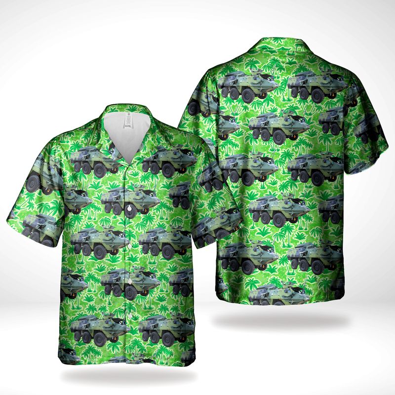 Finnish Army Patria AMV XA-360 Armoured Personnel Carrier Hawaiian Shirt