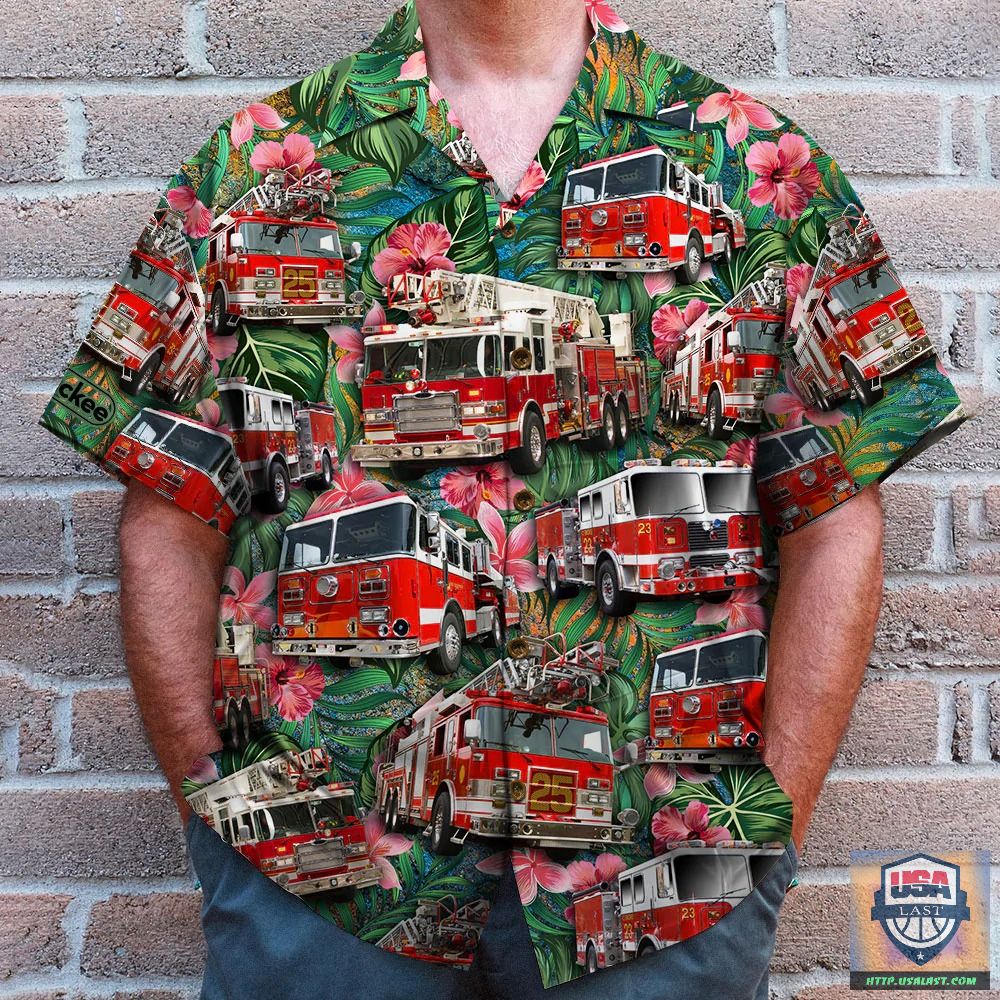 Fire District 1 Of Johnson County KS Hawaiian Shirt