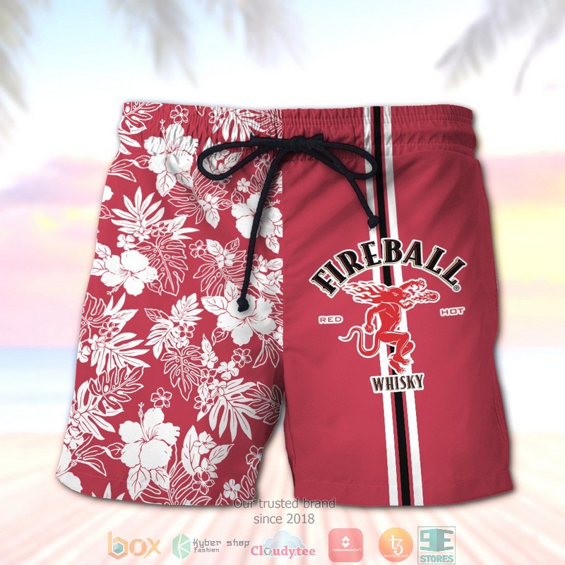 Fireball Cinnamon Whisky Beach Short