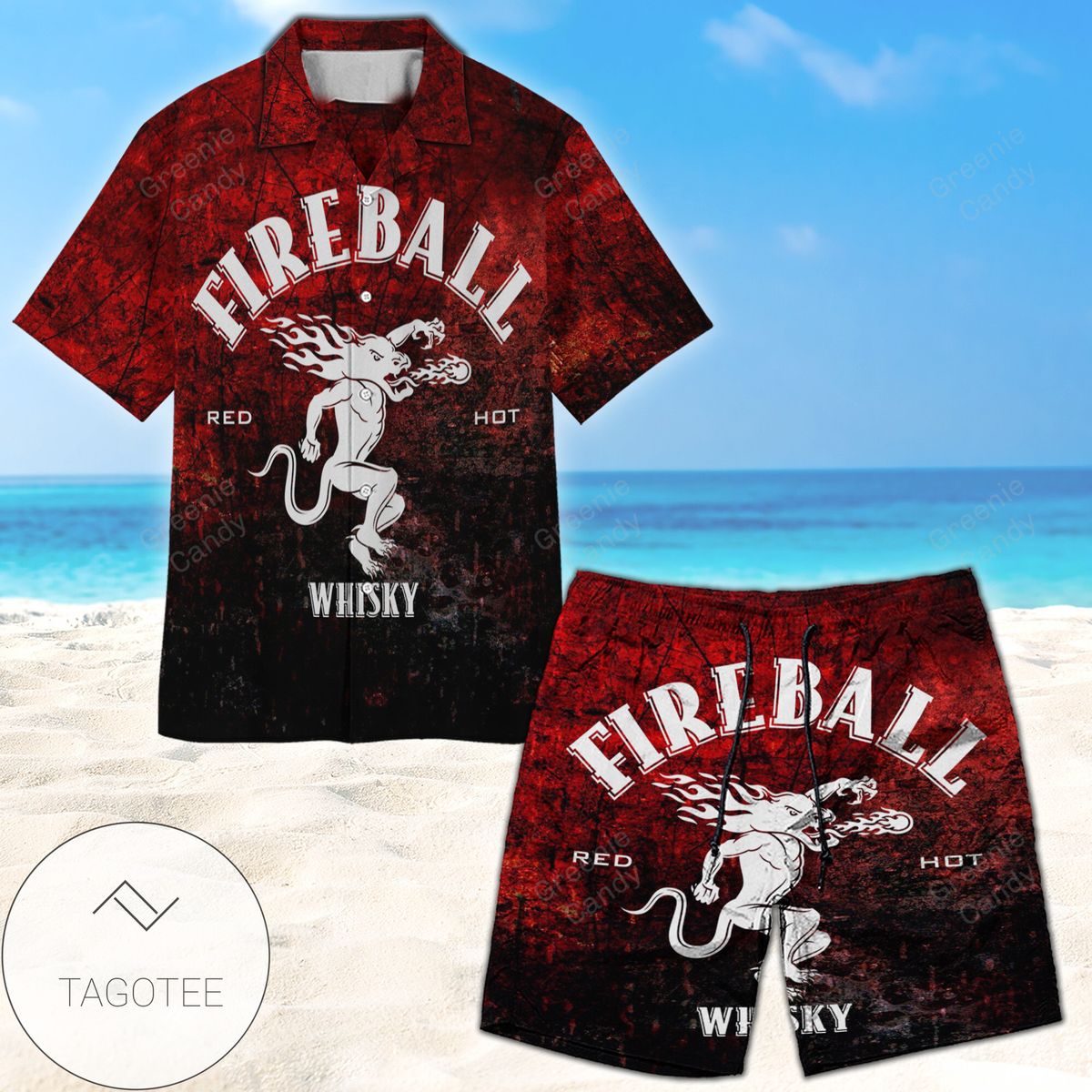 Fireball HHawaiian Shirt