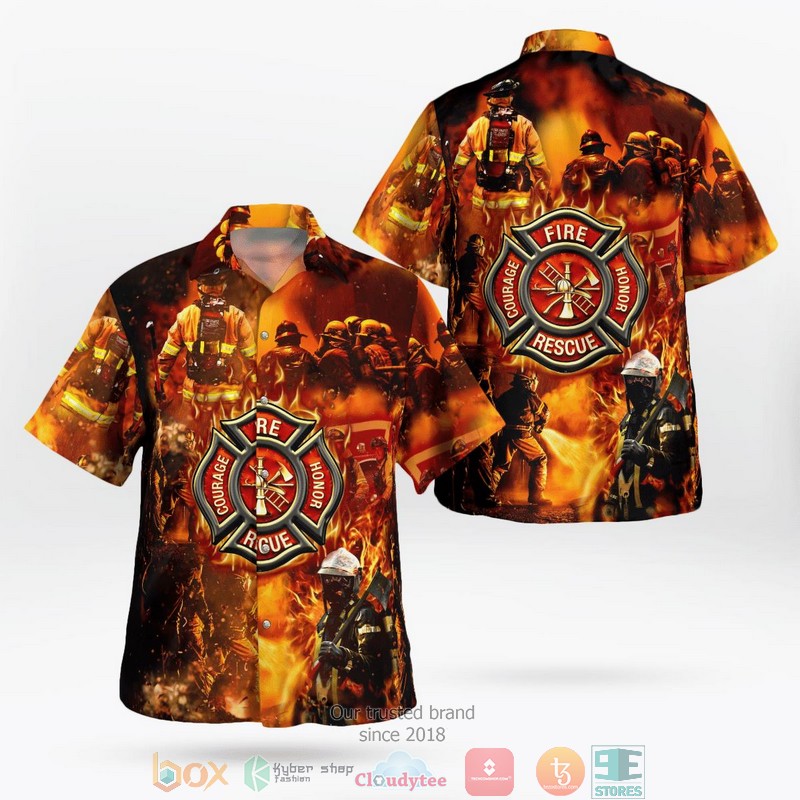 Firefighter Aloha Shirt