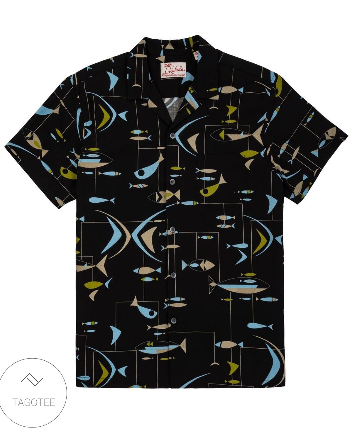 Fish Hawaiian Shirt Fish Pattern Printed Shirt