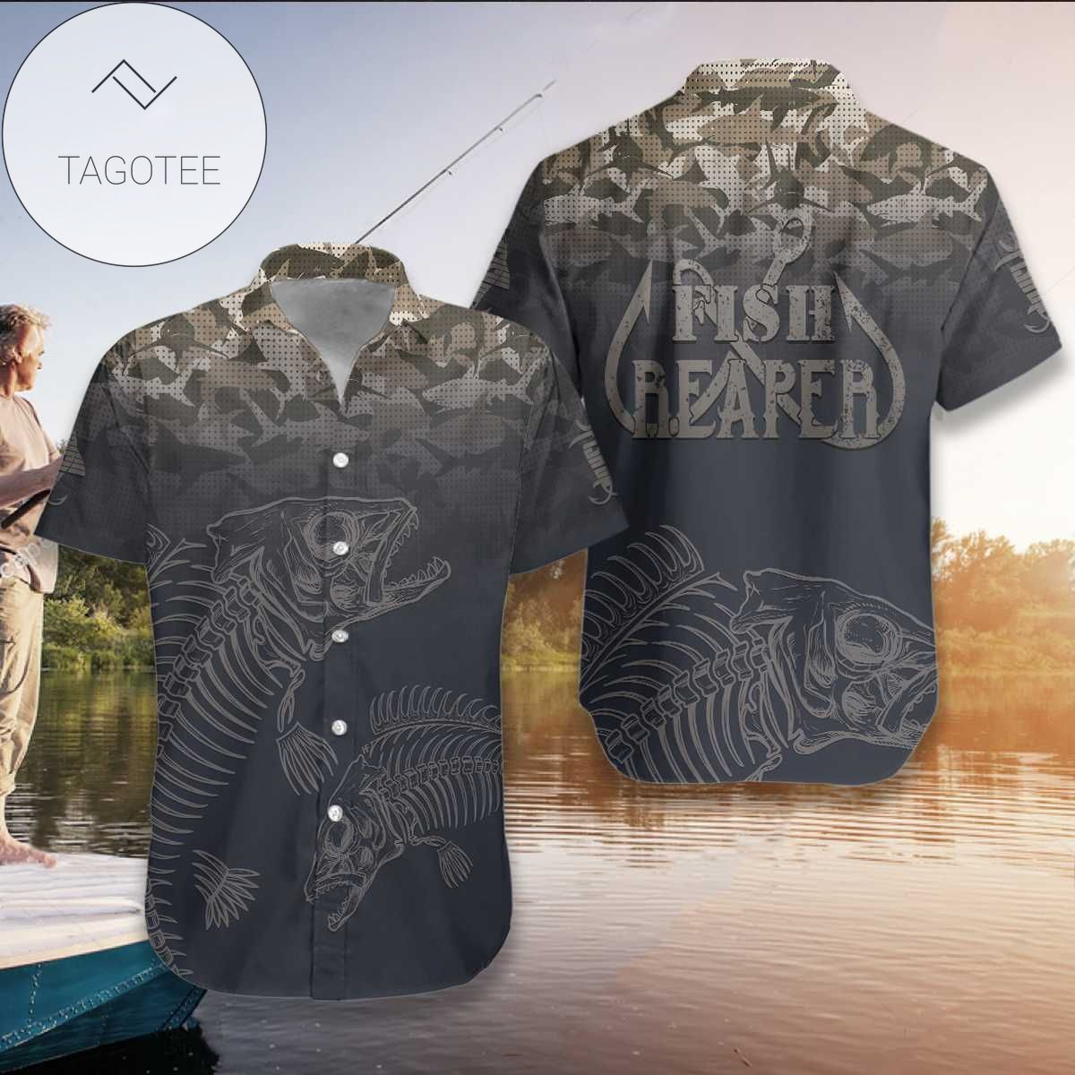 Fish On Golf On Pa-Pow! Fly Fishing And Golf Hawaiian Shirt