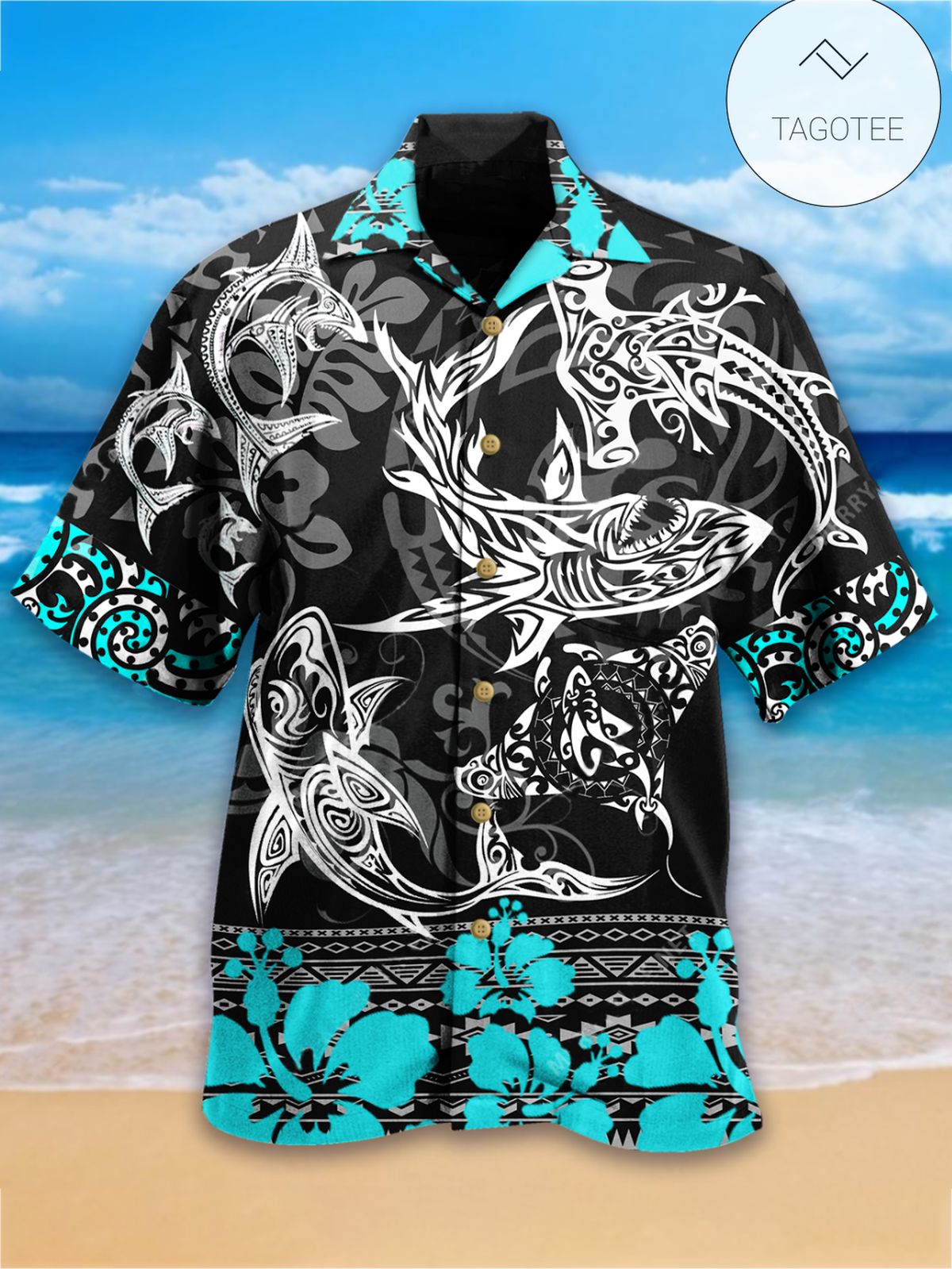 Fishing Hawaiian Shirt Fishing Tool Pattern Hawaii Shirt Brown Adult Full Print