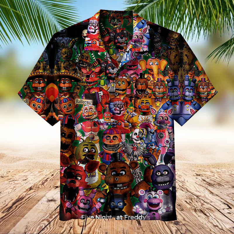 French Wine Label Collage Hawaiian Shirt