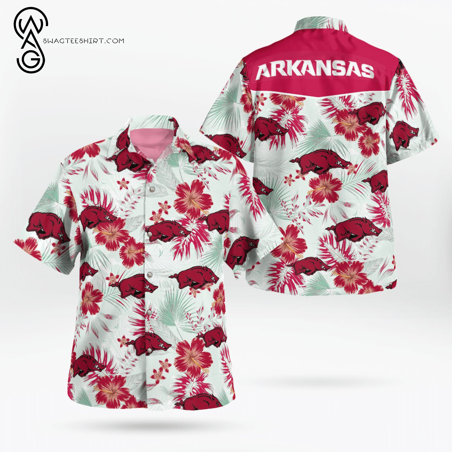 Floral Arizona State Sun Devils Hawaiian Shirts And Beach Shorts