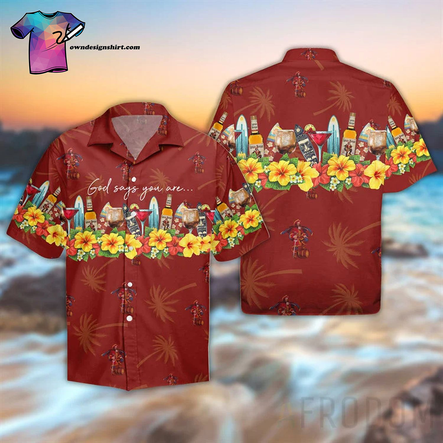 Floral Arizona State Sun Devils Hawaiian Shirts And Beach Shorts