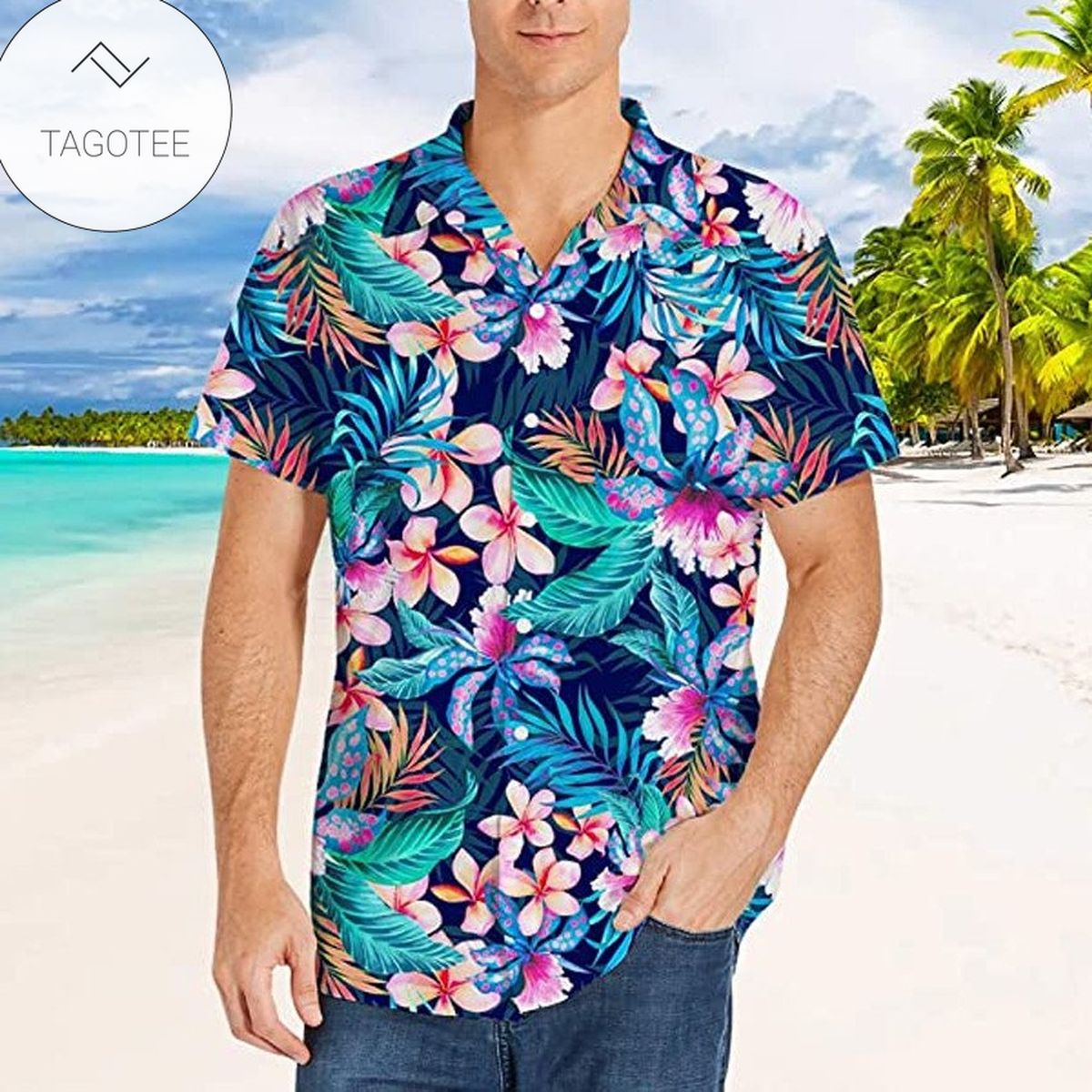 Floral Hawaiian Shirt Floral Aloha Shirt