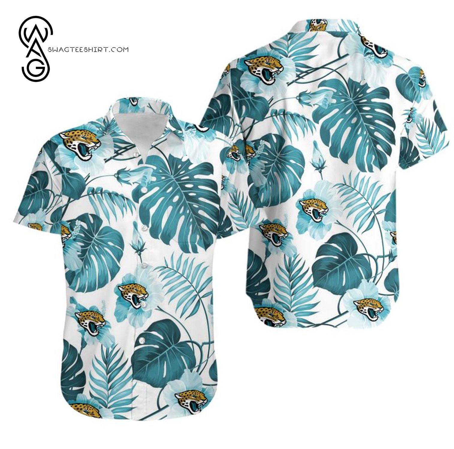 Floral Jacksonville Jaguars Summer Vibes Hawaiian Shirt