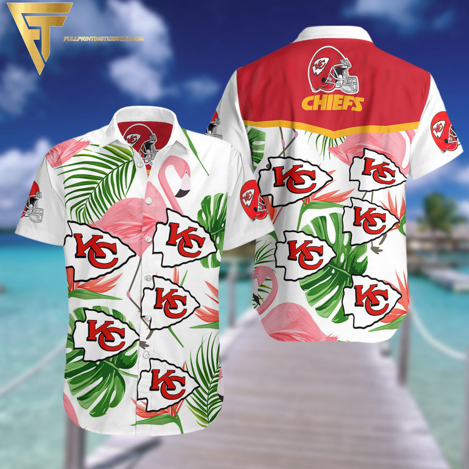 Floral Kansas City Chiefs NFL Summer Hawaiian Shirt