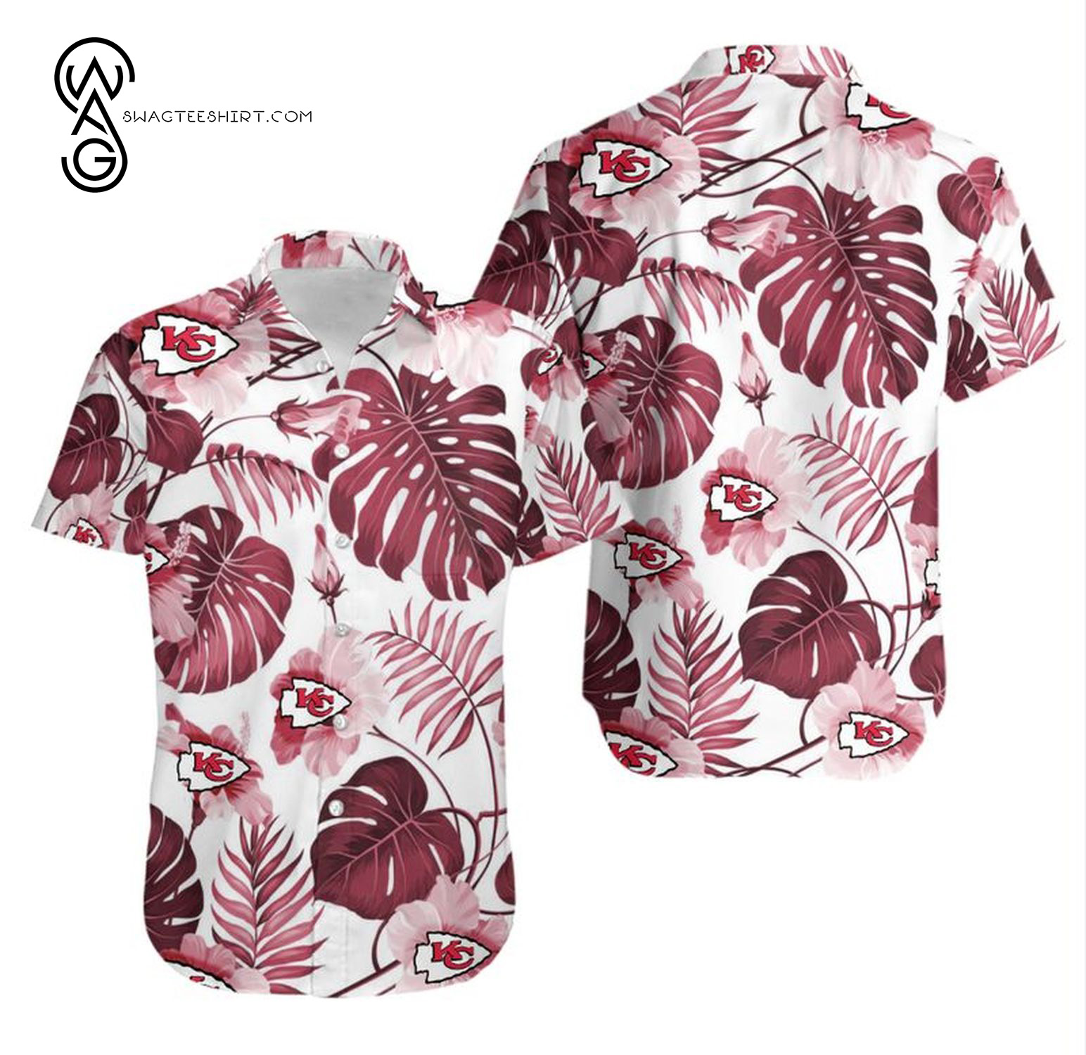 Floral Kansas City Chiefs Summer Vibes Hawaiian Shirt