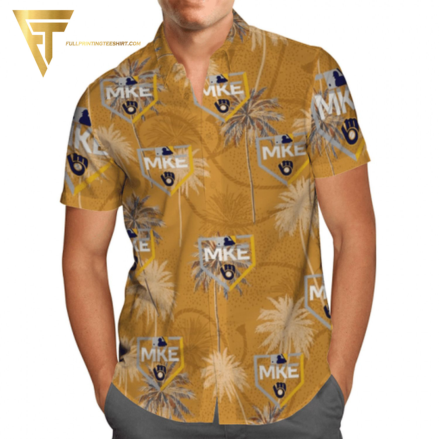 Floral Natural Ice Beer Summer Hawaiian Shirt