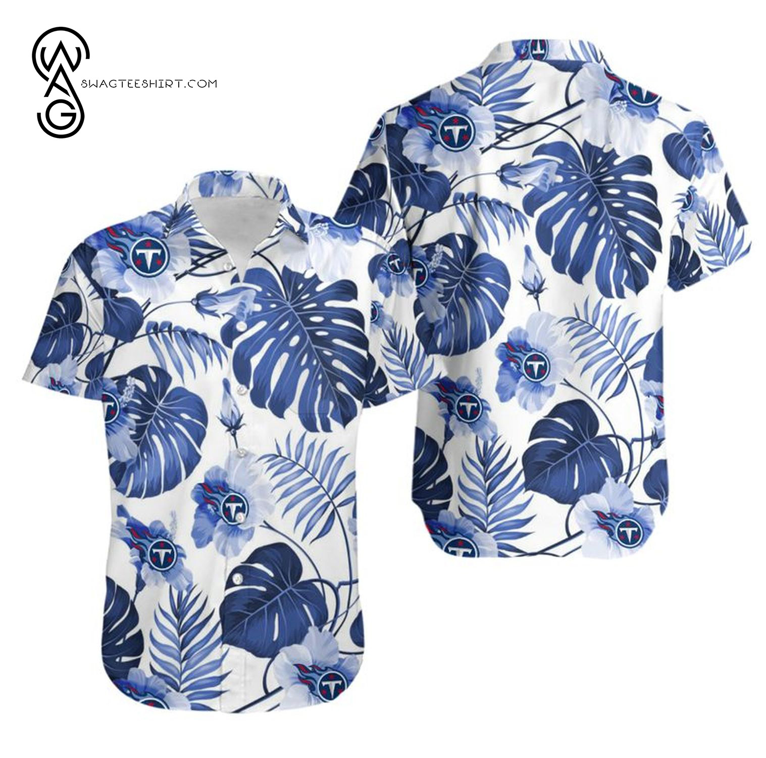 Floral Tennessee Titans Summer Vibes Hawaiian Shirt