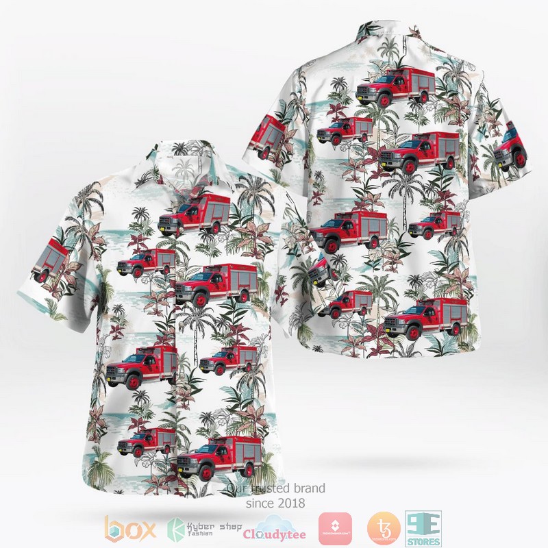 Florida Clay County Fire Rescue Hawaiian shirt