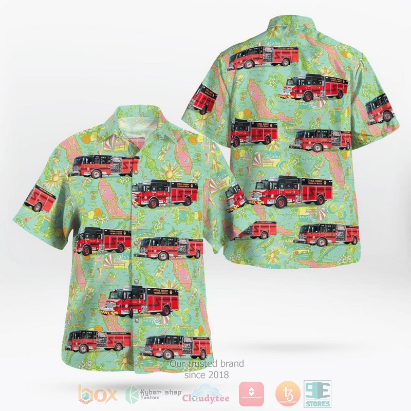 Florida Bay County Sheriff’s Office Car Hawaiian Shirt