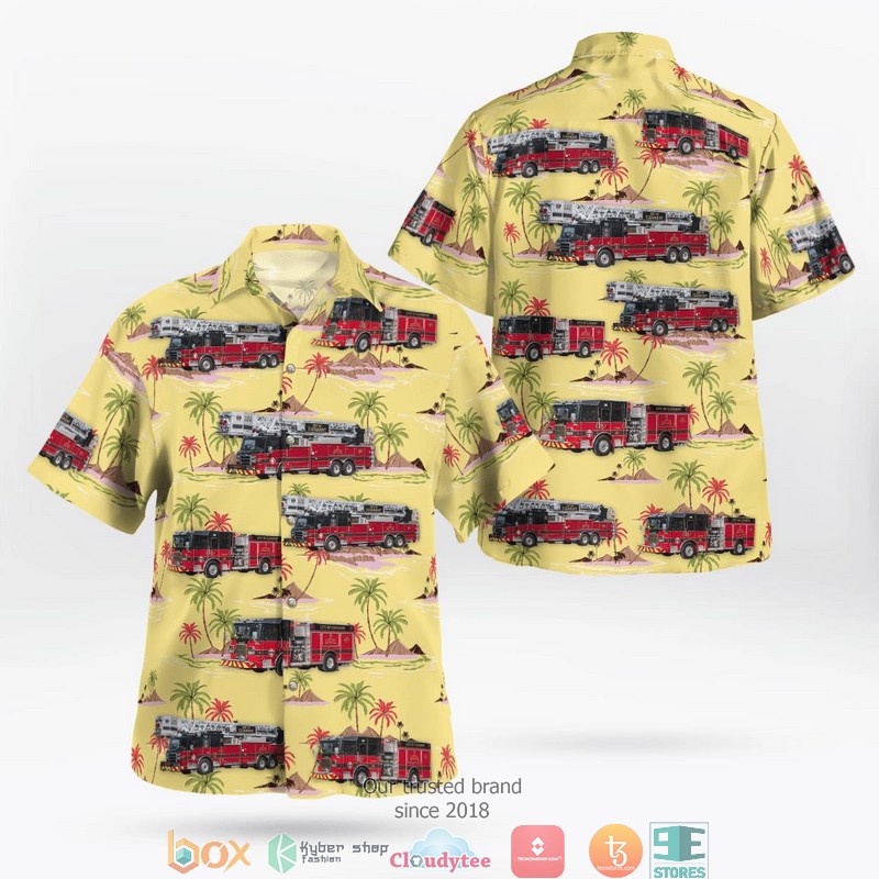 Florida Daytona Beach International Airport ARFF Hawaiian shirt