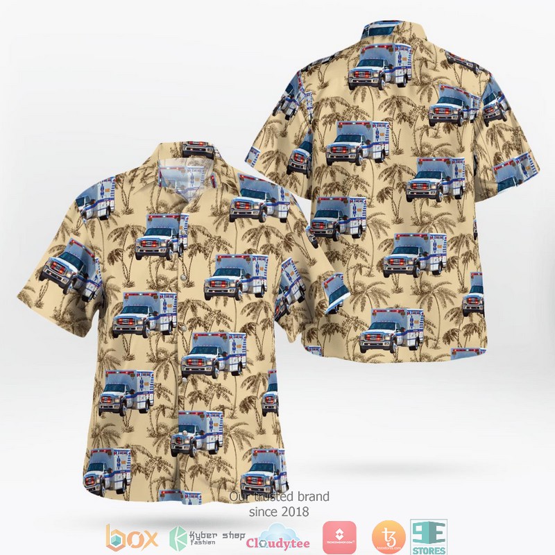 Florida Clermont Fire Department Hawaiian Shirt