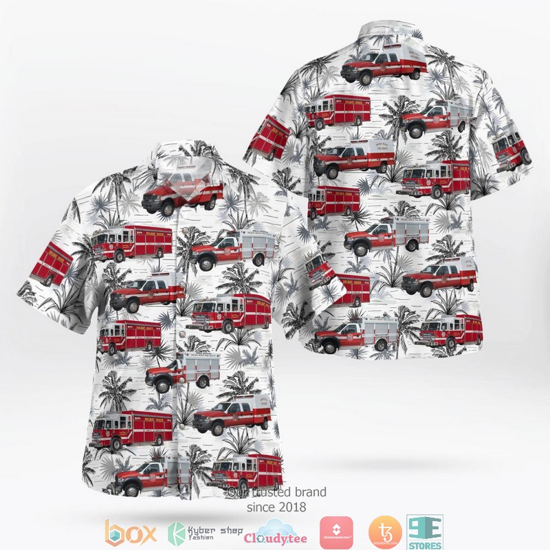 Florida DeBary Fire Department Hawaiian Shirt