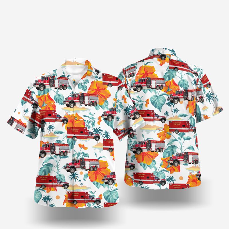 Floral Birds Pattern Hawaiian Shirt