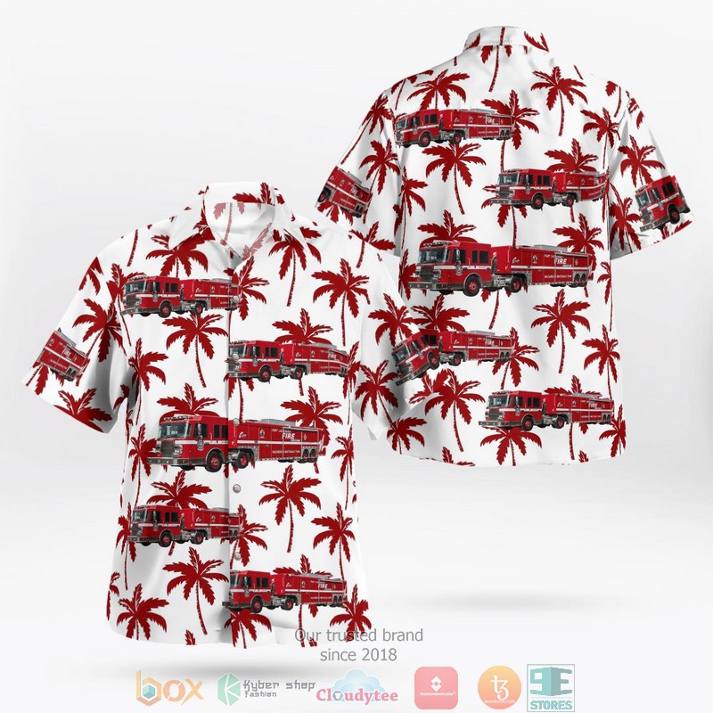 Florida Fort Lauderdale-Hollywood International Airport ARFF Hawaiian shirt