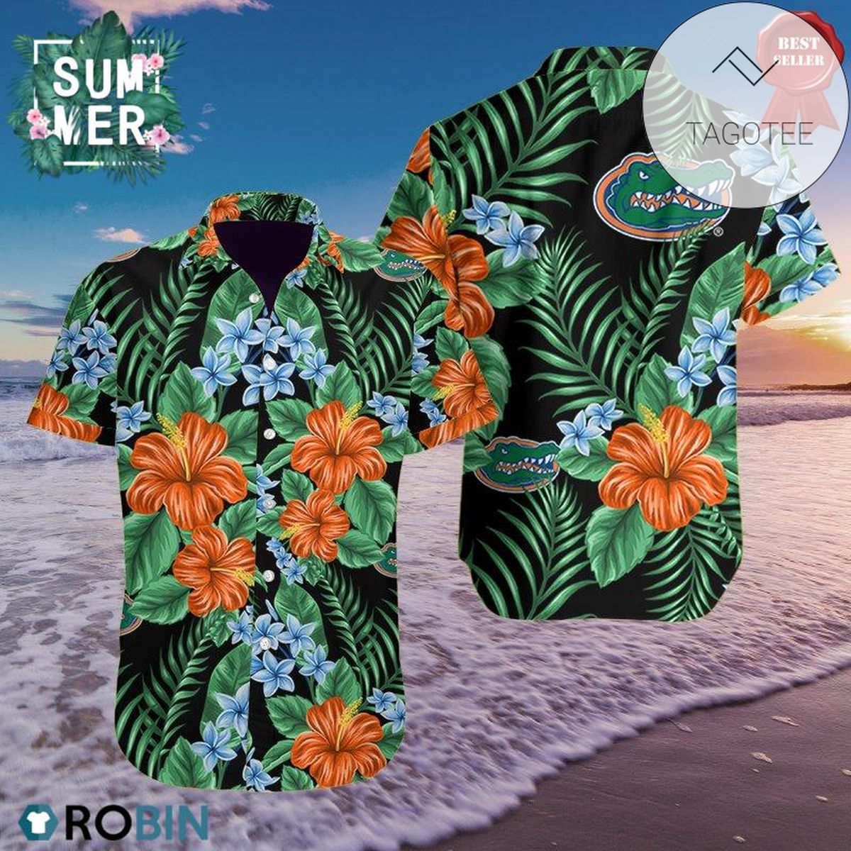 Floral Texas Hawaiian Shirt For Men