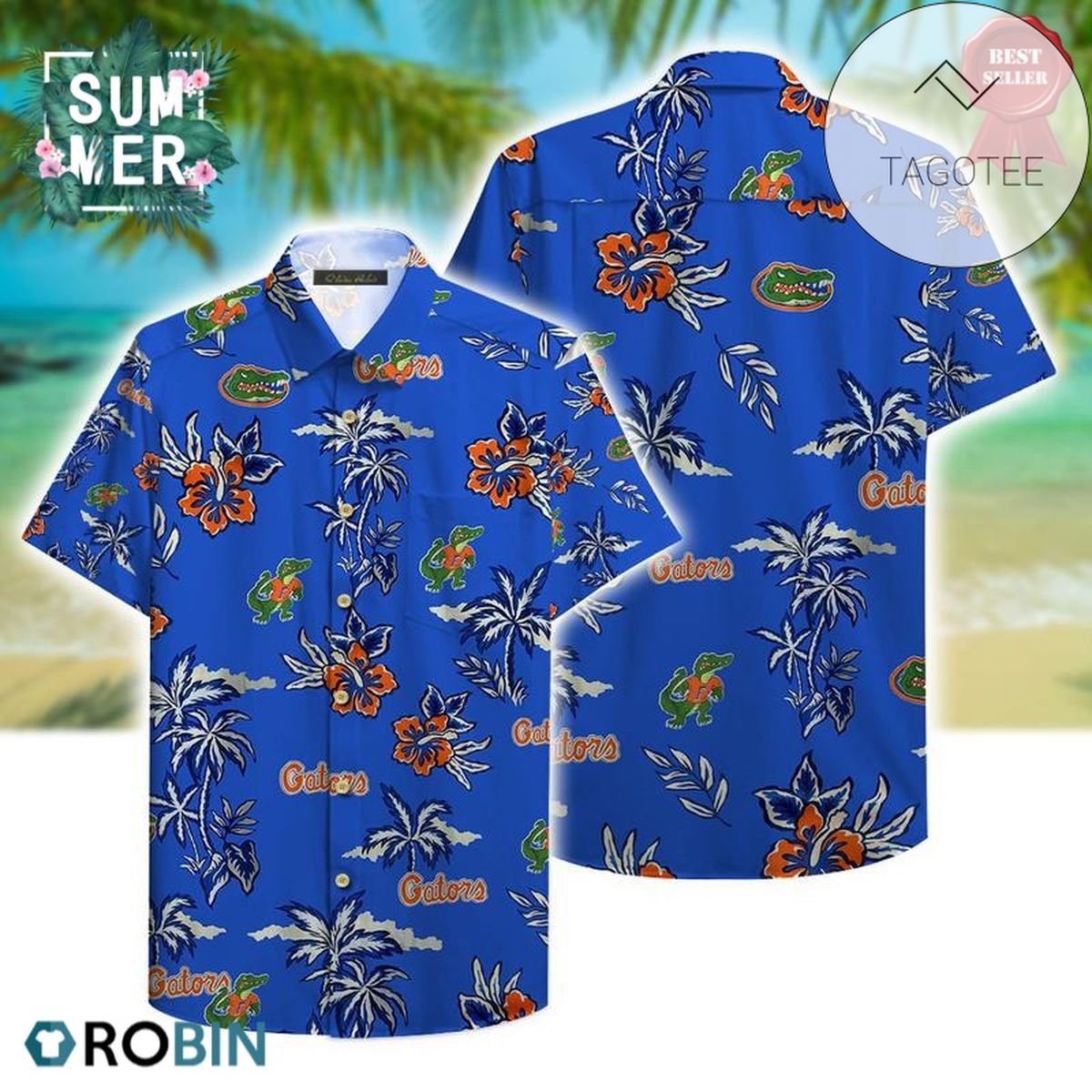 Florida Lover Family Matching Hawaiian Aloha Shirts H