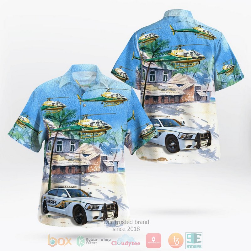 Florida Hillsborough County Fire Department Hawaii 3D Shirt