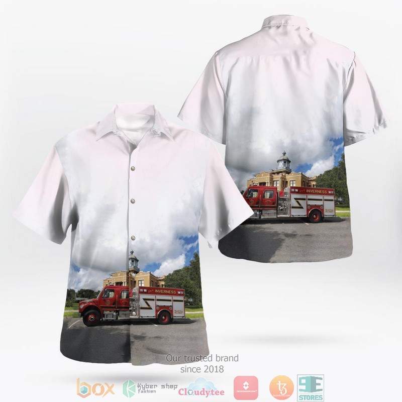 Florida Jacksonville Fire And Rescue Department Hawaiian Shirt