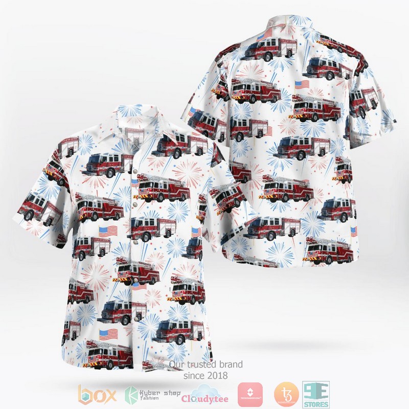 Florida Nassau County Fire Rescue Hawaiian Shirt