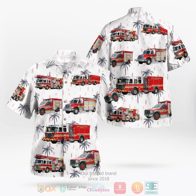 Florida Palm Beach County Fire Rescue Happy Easter Day Bunny Hawaiian Shirt