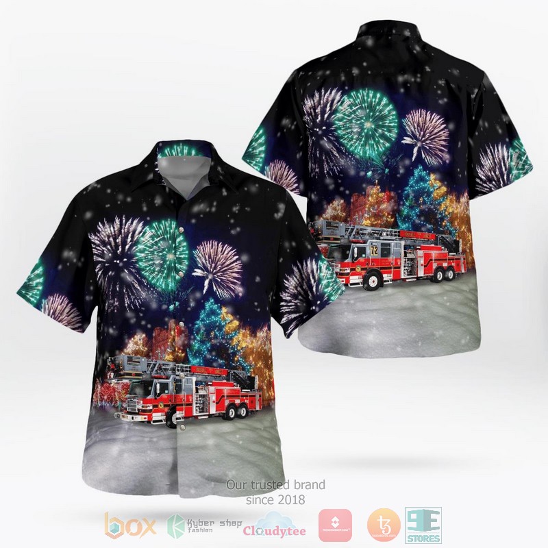 Florida Orange County Fire Rescue Paramedic Hawaiian Shirt