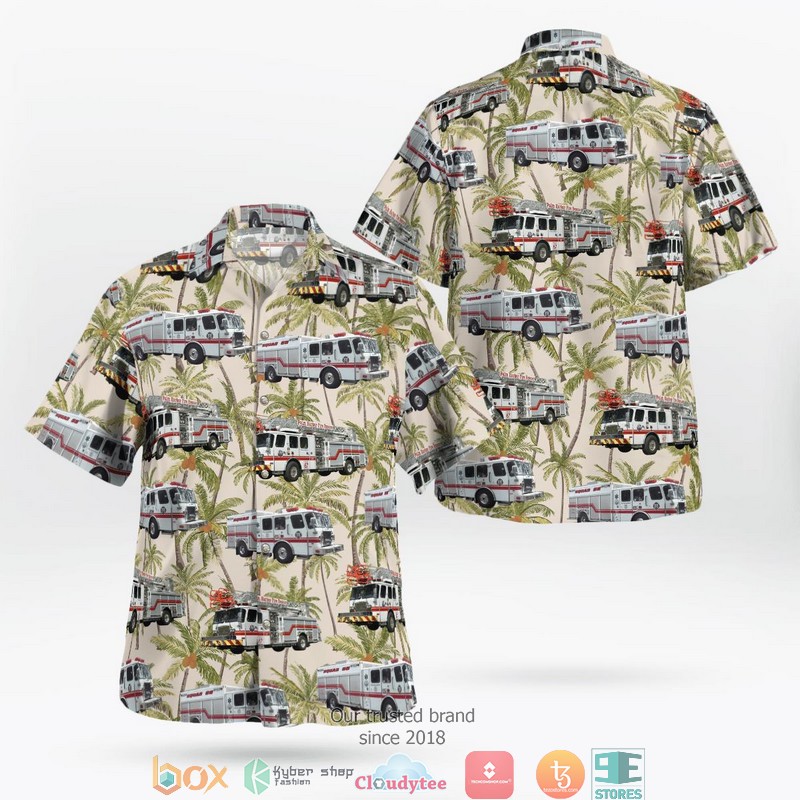 Florida Plant City Fire Department Hawaiian Shirt