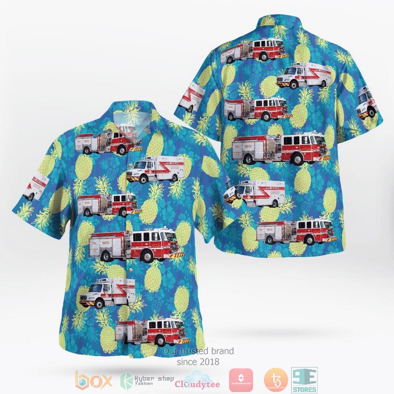 Florida Pasco County Fire Rescue Hawaiian Shirt