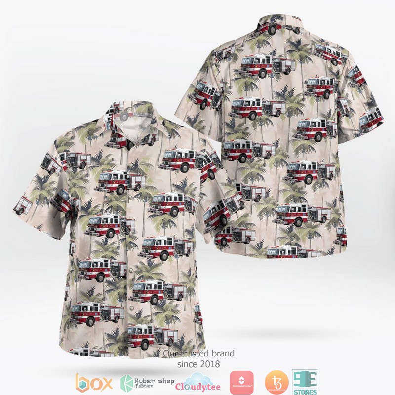 Florida Pinellas County Hazardous Materials Team Hawaiian Shirt