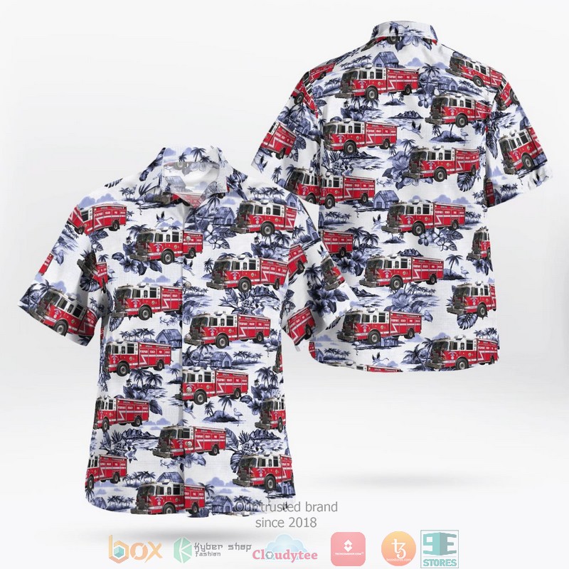 Florida Plant City Fire Rescue Hawaiian Shirt