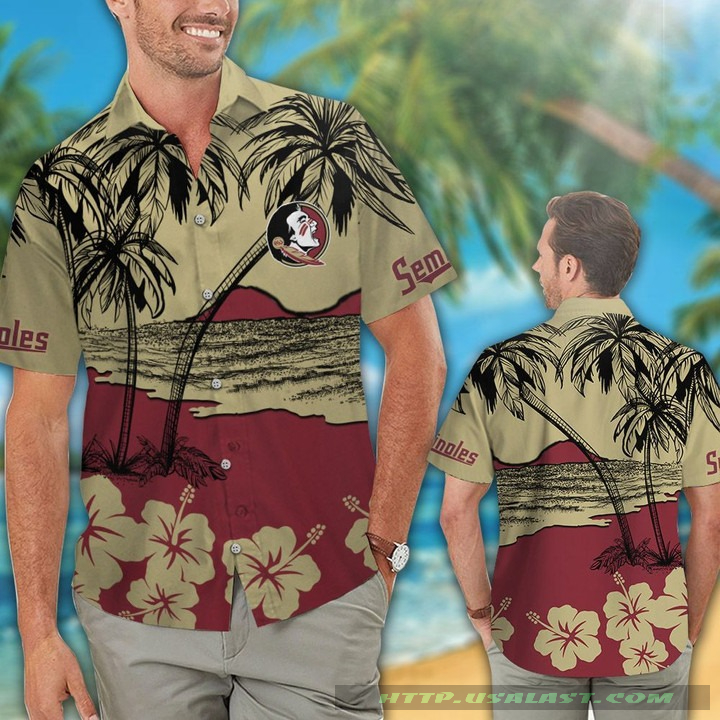 Florida State Coconut Hawaiian Shirt