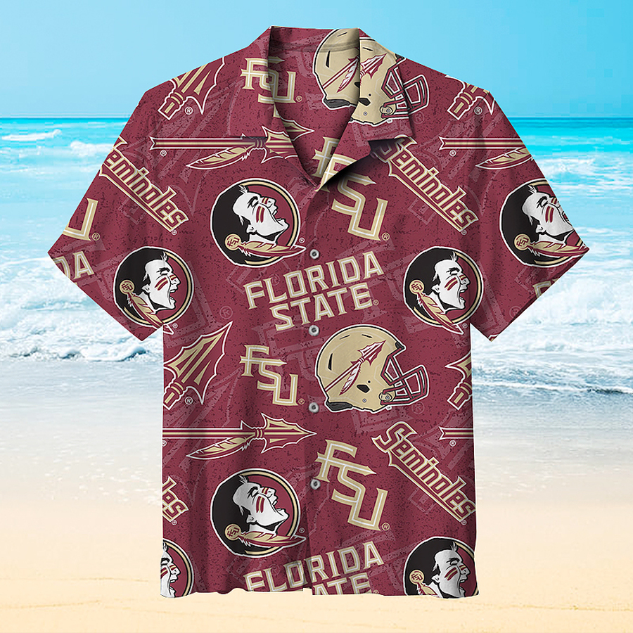 Florida State University Fashion Hawaiian Shirt 3D All Over Print Men Women Unisex Model 252