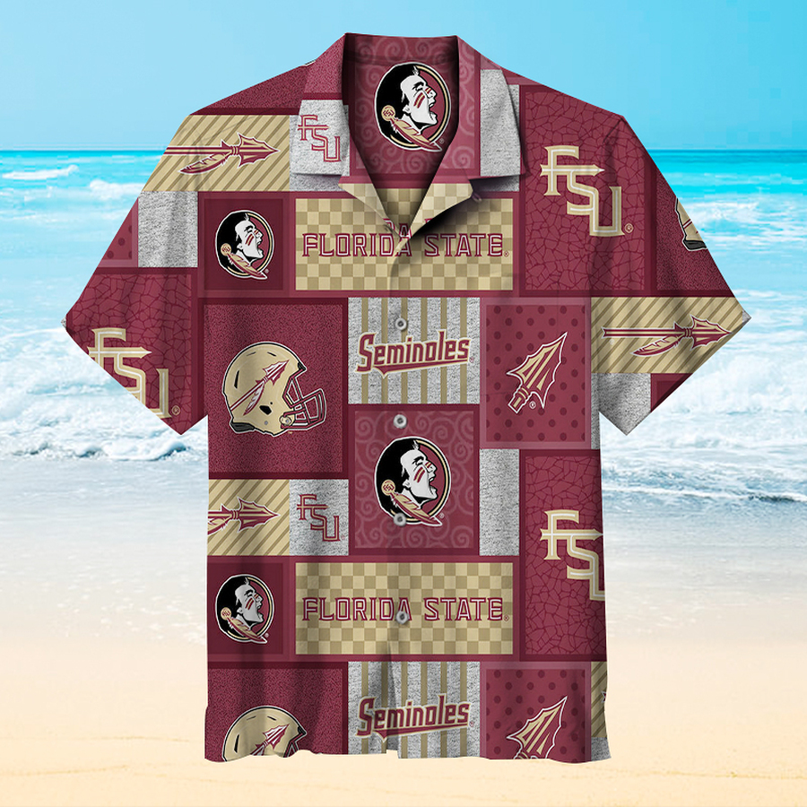 Florida State University Fashion Hawaiian Shirt 3D All Over Print Men Women Unisex Model 251