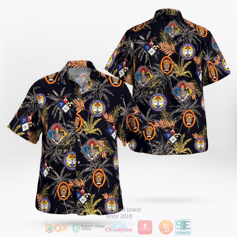 Florida Volusia County Fire Department Hawaiian Shirt