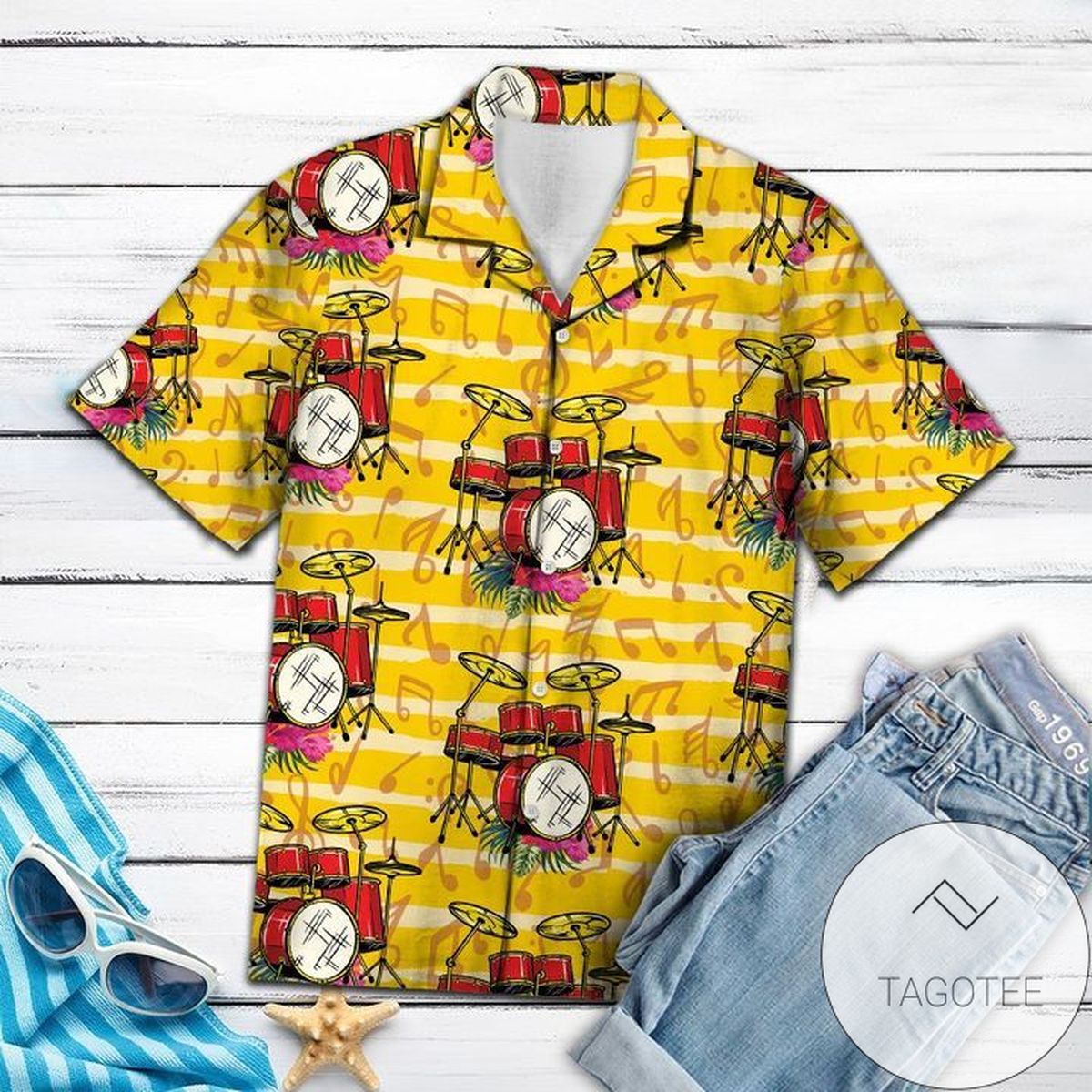 Florida Racing Flag Hawaiian Shirt